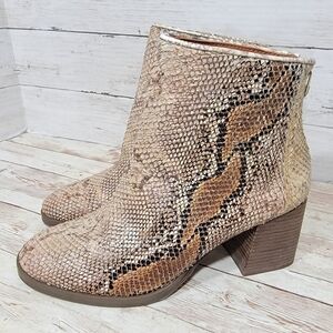 Golo snakeskin Loredo ankle boots